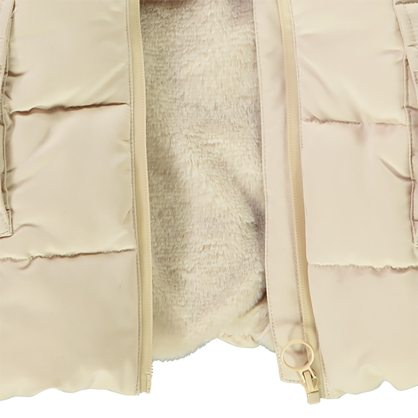 Doudoune imperméable 2 en 1 doublée sherpa avec gilet pour fille 