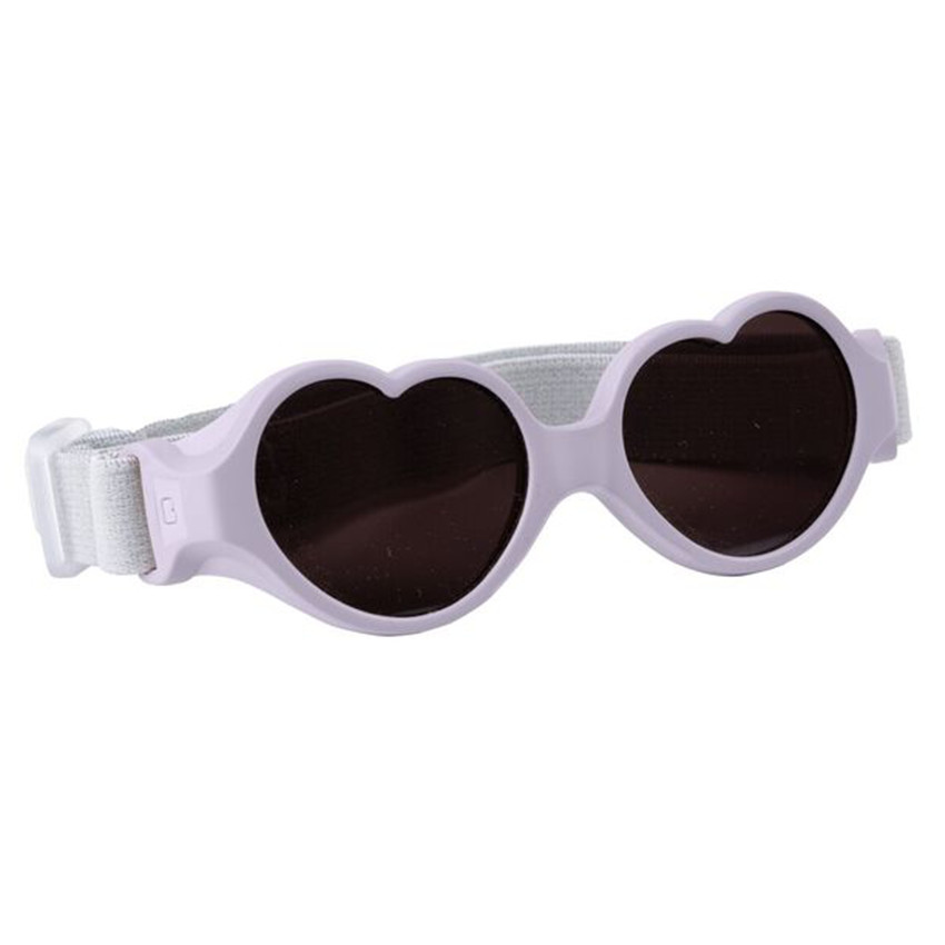 Lunettes de soleil avec bandeau Baby 0-9M Cœur - Lilas 