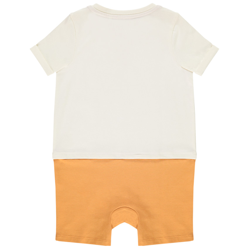 Combinaison courte avec poche fantaisie pour bébé garçon 