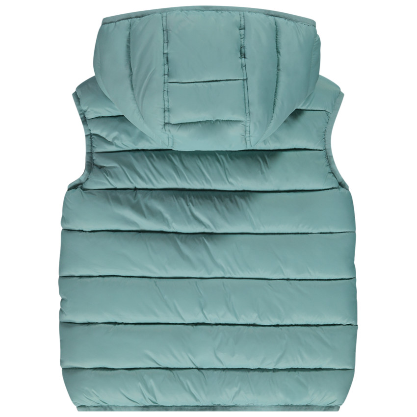 Doudoune sans manches à capuche doublée pour garçon 
