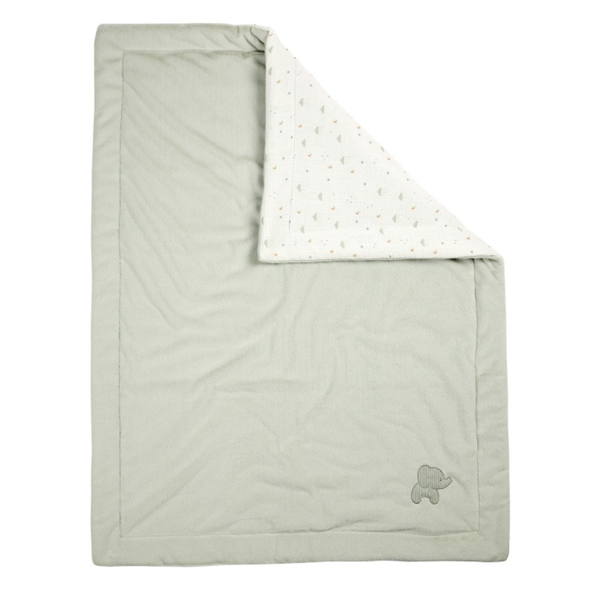 Couverture bébé 75x100 cm Éléphant Vert tilleul 