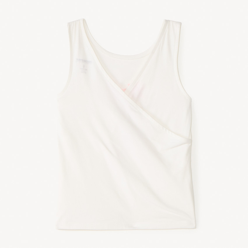 Débardeur en maille patch fantaisie fille 