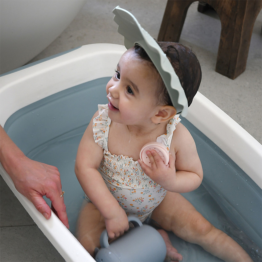 Visière de bain silicone Vert de gris 