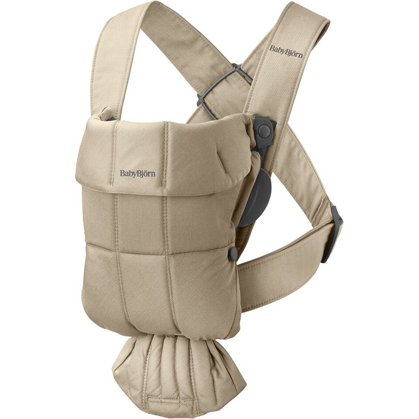 Porte bébé Mini tissé Beige 