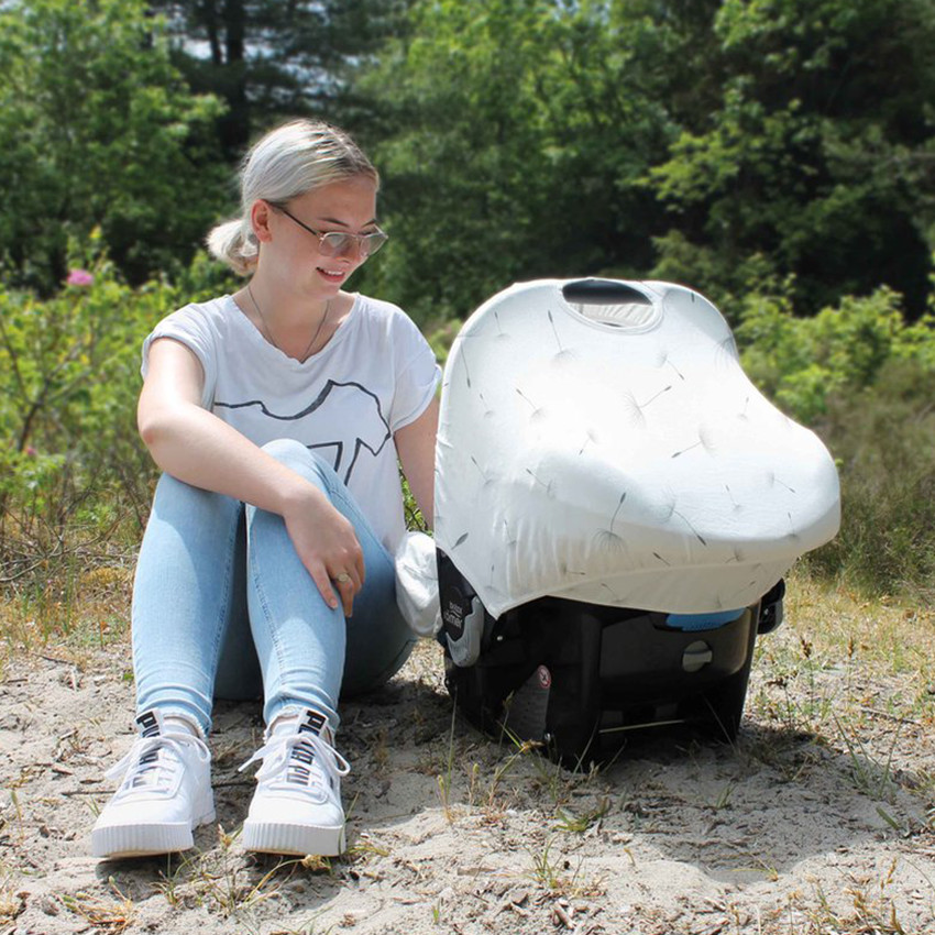 Zonnekap Hoody voor autostoel GR0+ Dandelion 