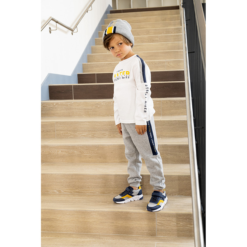 Muts van tricot met street rider-print voor jongens 