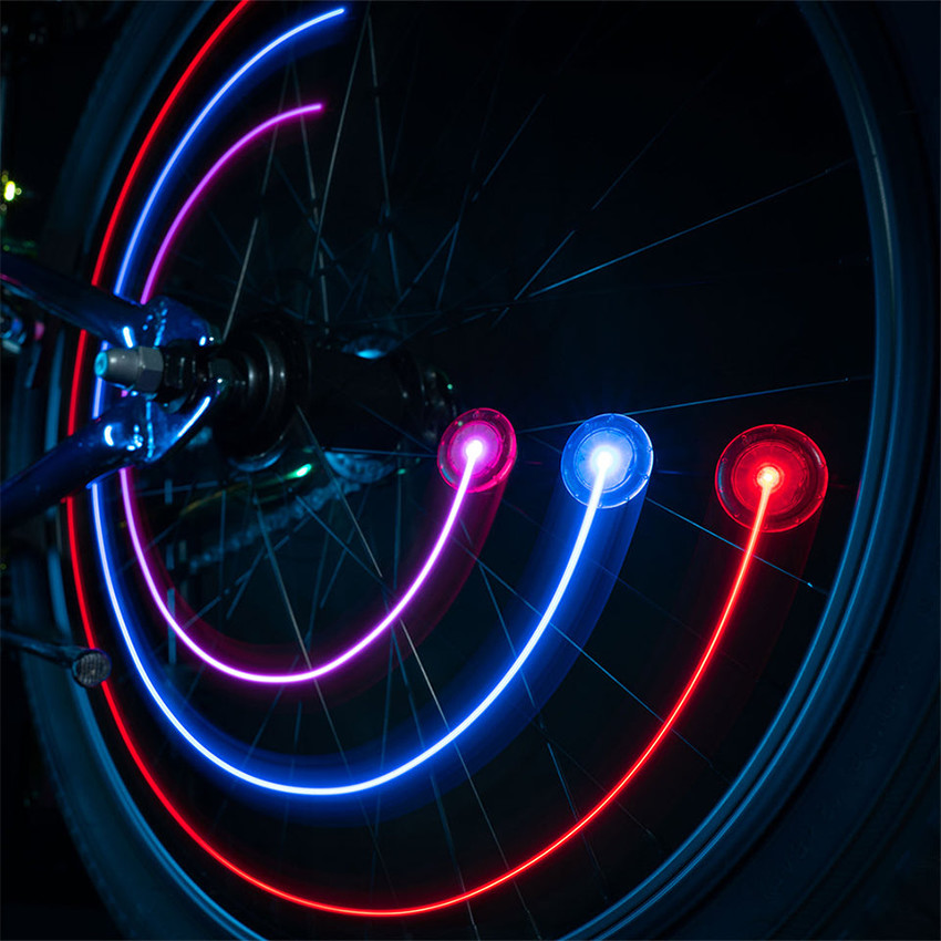 Lumières Led pour rayons de vélo OrbitBrightz Multicolor 2pcs 