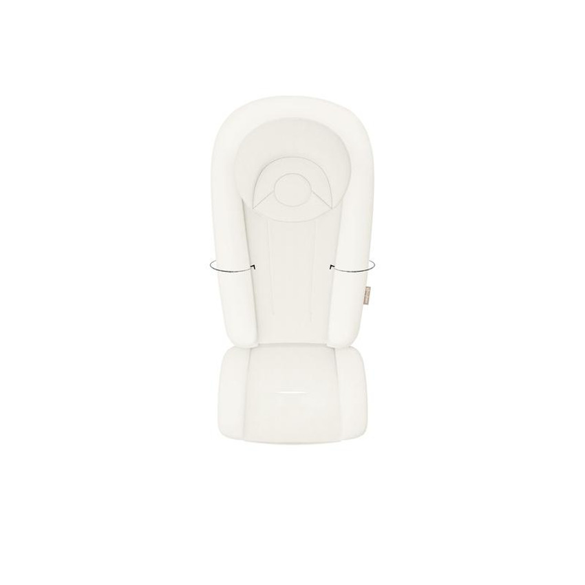 Réducteur poussette pour nouveau-né - Blanc 