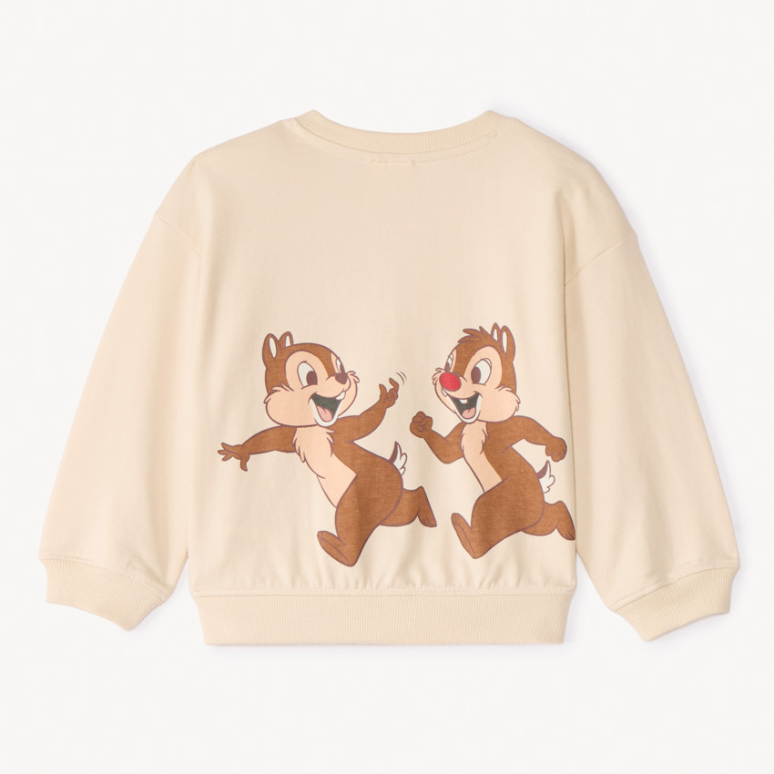 Oversized fleece sweatshirt Tic et Tac Disney voor babyjongen 