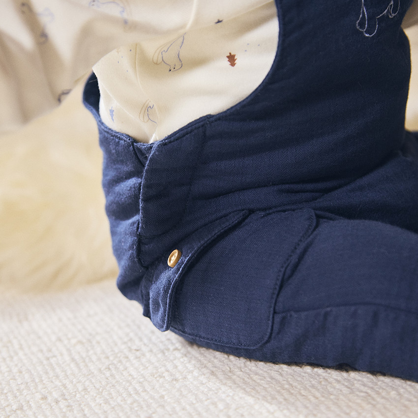 Ensemble salopette + t-shirt fantaisie pour bébé garçon 