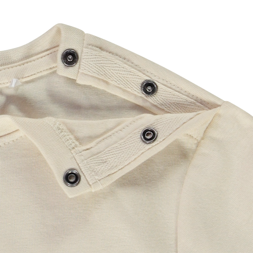 T-shirt met lange mouwen puff print dinosaurus voor baby jongen 