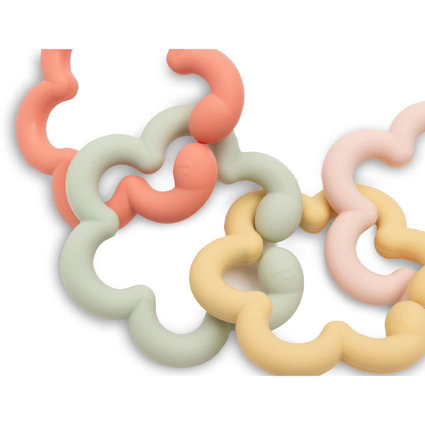 Jeu d’anneaux silicone Flowers 