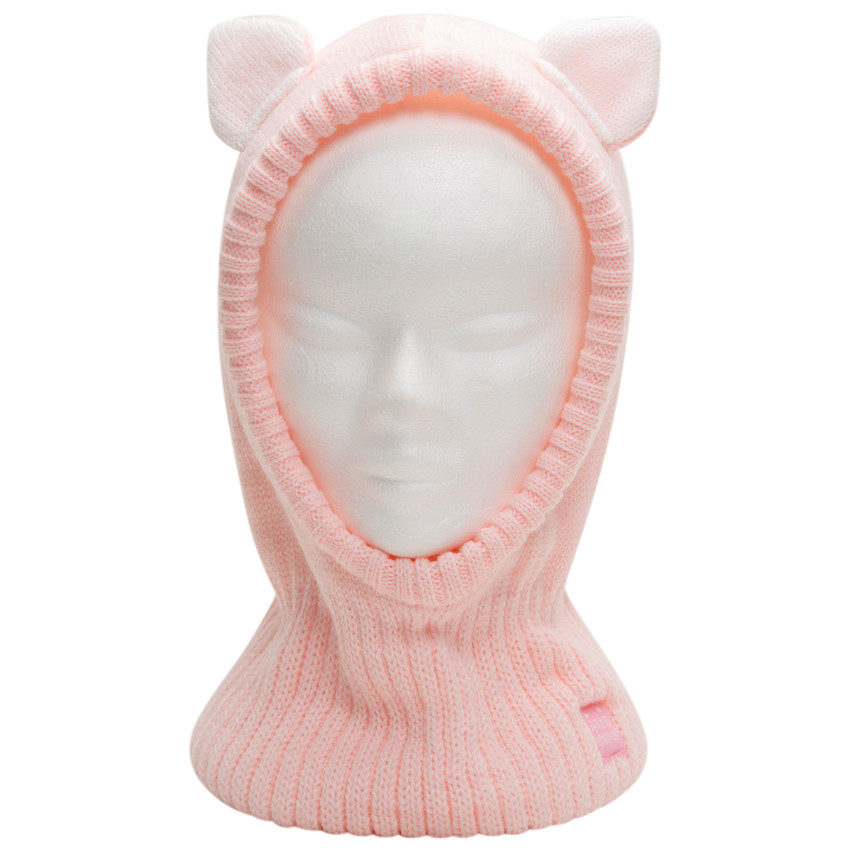 Bivakmuts van tricot met reliëforen 