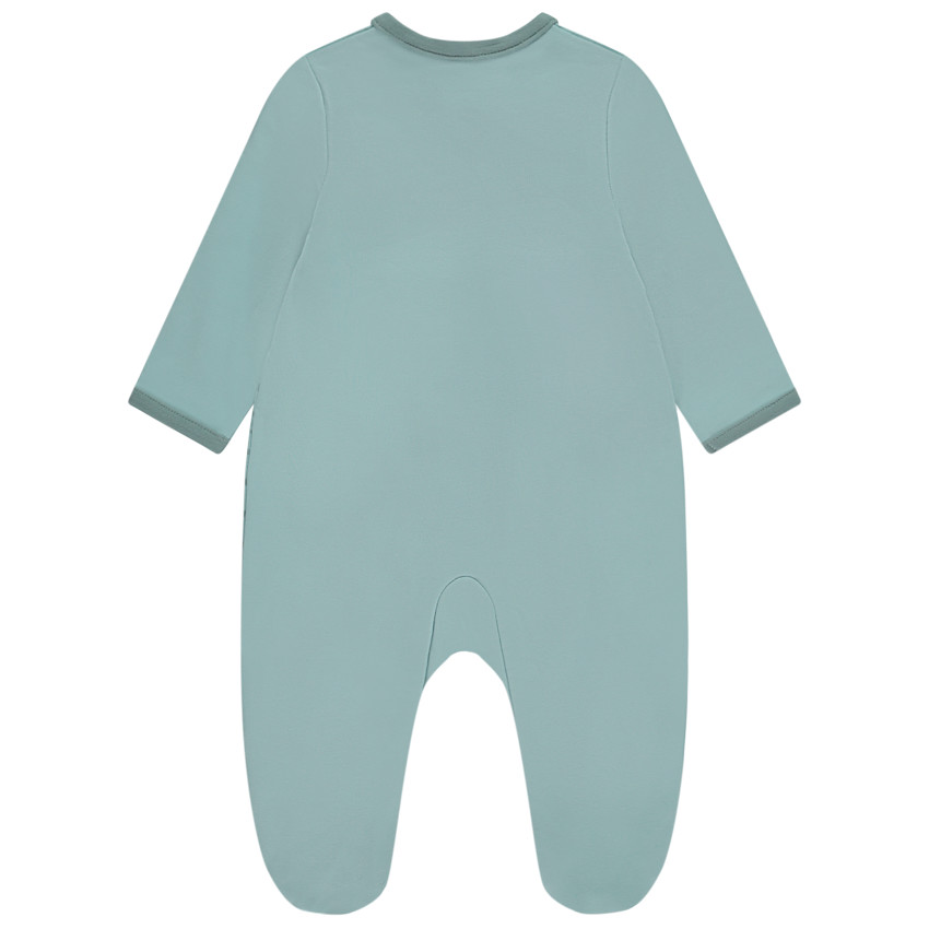 Dors-bien molleton rayé broderie tigre pour bébé garçon 