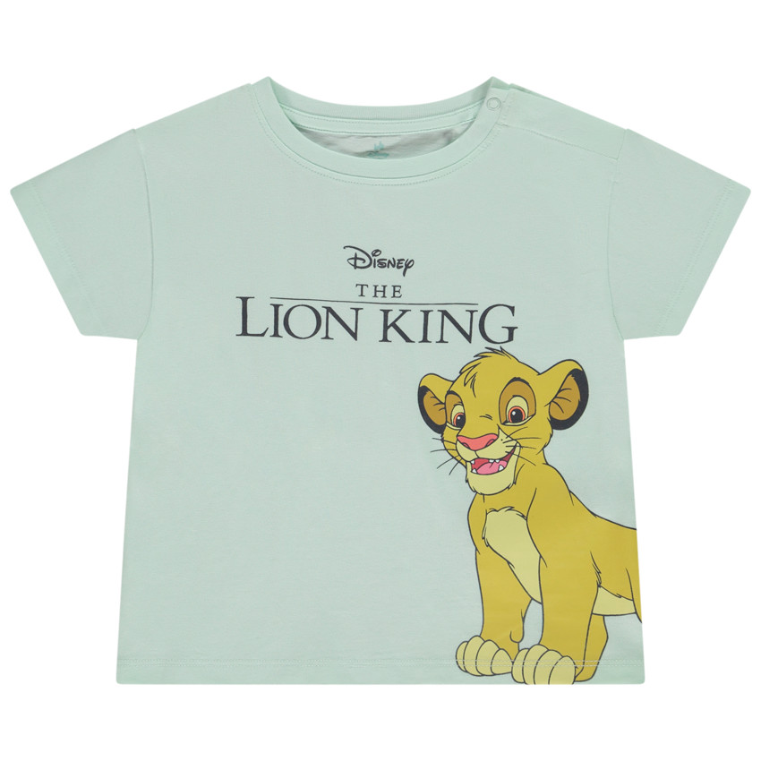 T-shirt met korte mouwen oversize Simba De Leeuwenkoning Disney voor baby jongen 