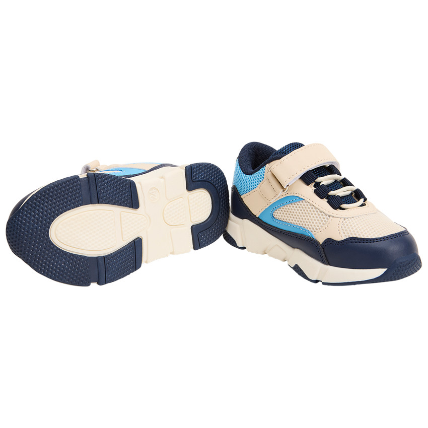 Sportieve sneakers met elastische veters en klittenband voor jongens 