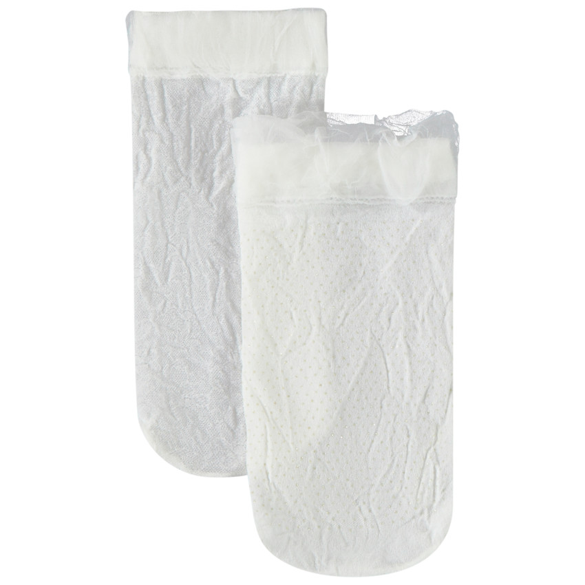 Lot de 2 paires de chaussettes fines pour fille 