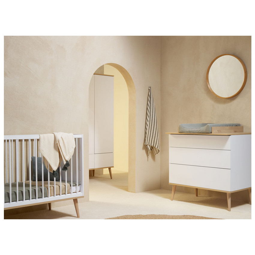 Bed Flow 60x120 cm - White 