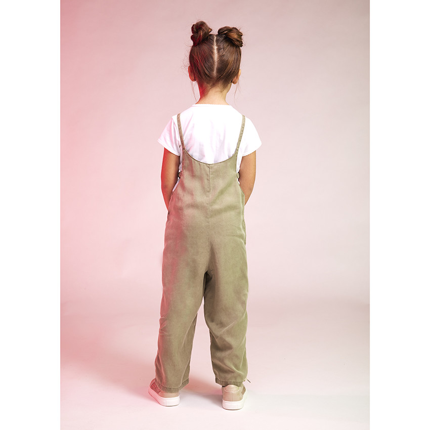 Combinaison longue unie en lyocell pour fille 