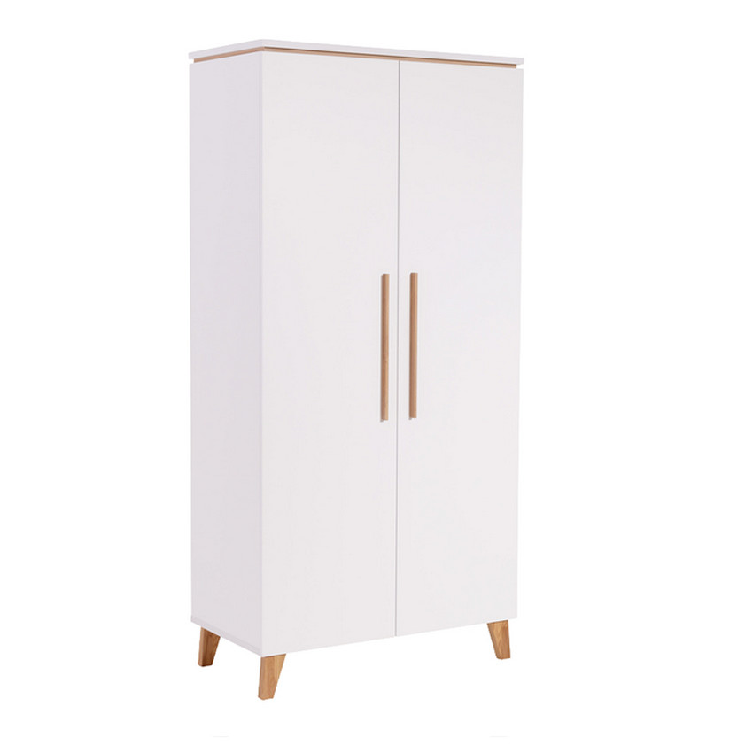 Armoire 2 portes Vito Mira - Blanc 