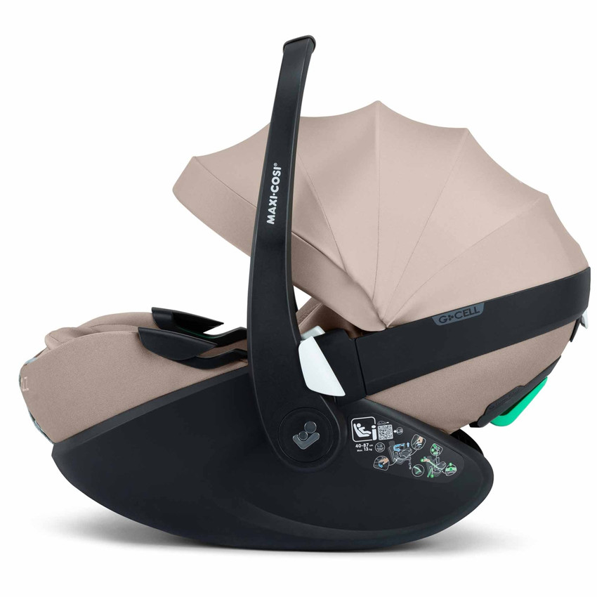 Siège auto i-Size MC Pebble PRO2 Bébé Sandy Taupe 