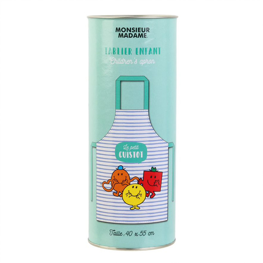 Tablier Monsieur Madame pour enfant 
