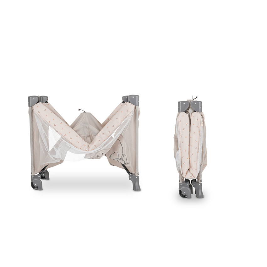 Lit de voyage Dream N play Go Winnie L'Ourson beige 60 x 120 cm 