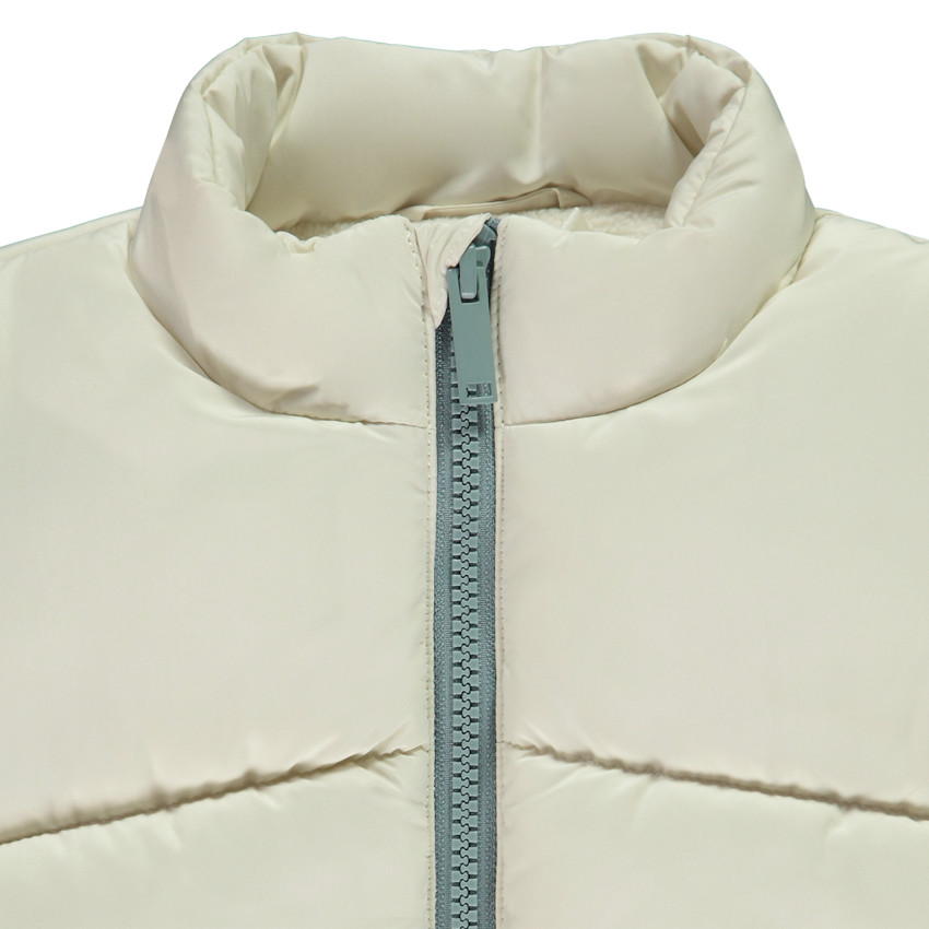 Mouwloze donsjas gevoerd met microfleece voor jongens 