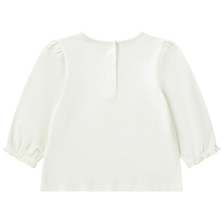 T-shirt lange mouwen print eenhoorn voor baby meisje 