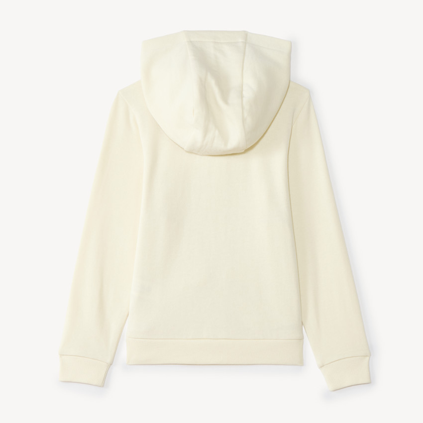 Effen fleece vest met capuchon voor meisjes 