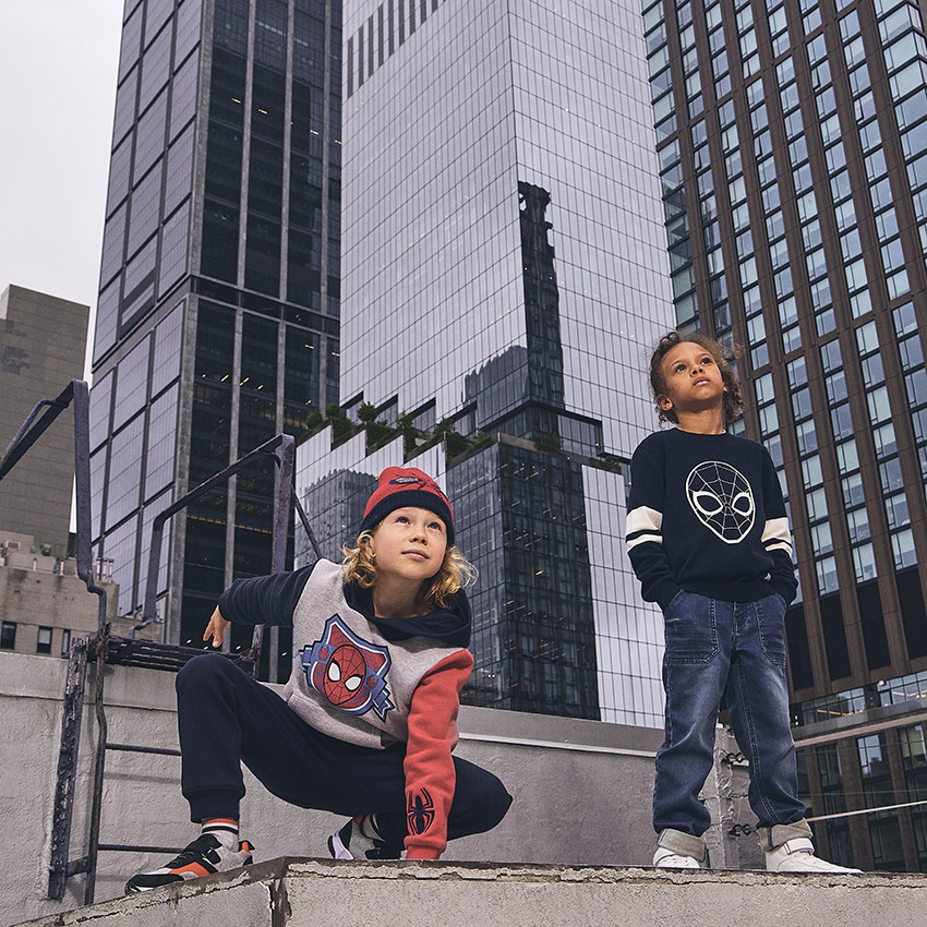 Pull en tricot Spider-Man Marvel pour garçon 