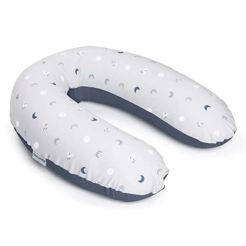 Grand coussin multi-usage Buddy Blue Grey Moon 