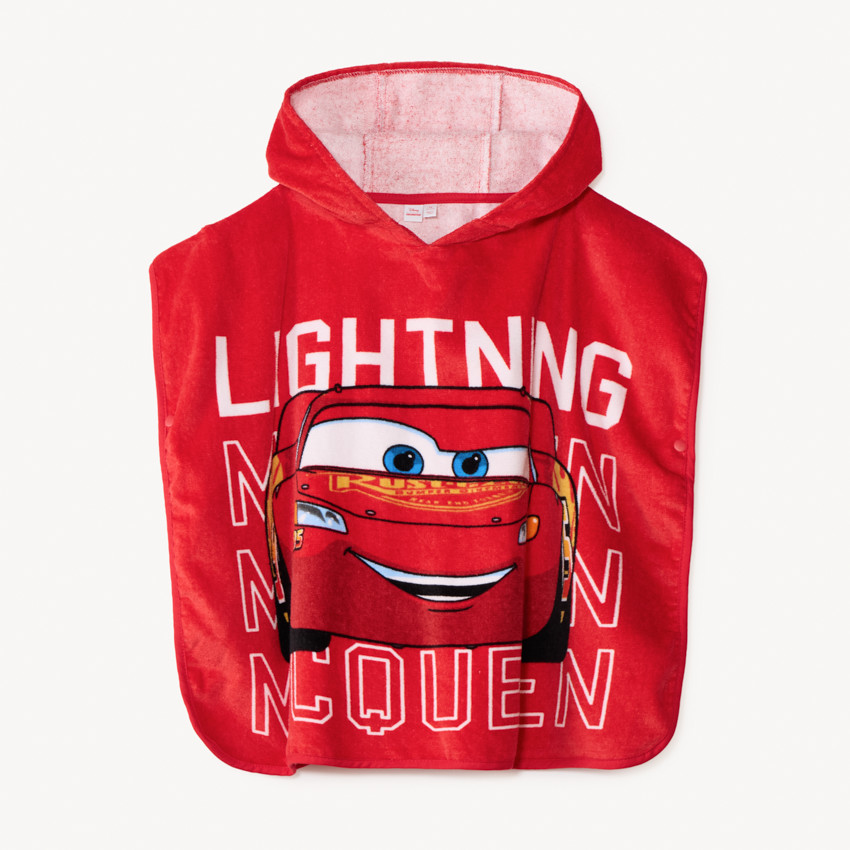Badcape van Flash McQueen Cars Disney jongens 