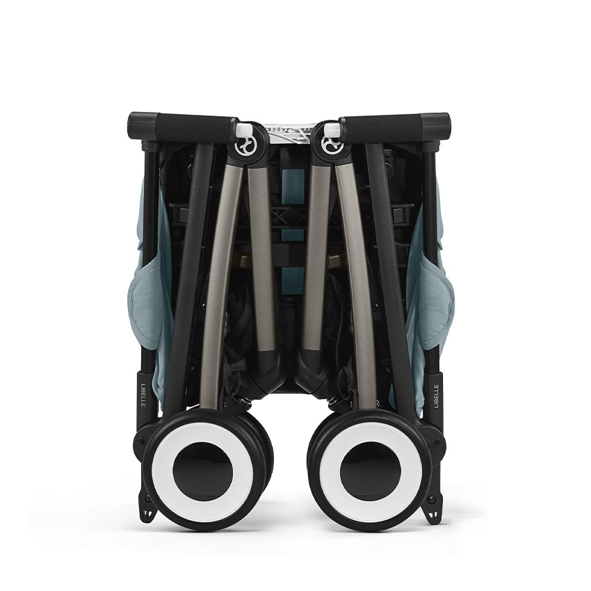 Poussette ultra-compacte Libelle 2024 taupe/stormy blue 