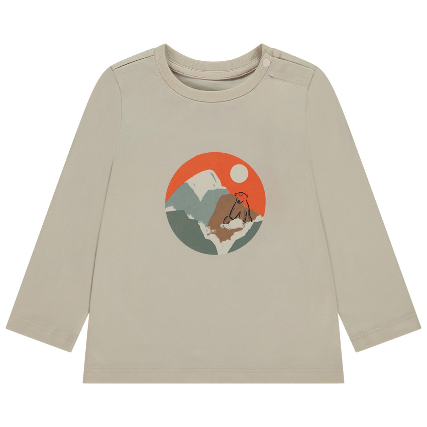 T-shirt manches longues print fantaisie pour bébé garçon 