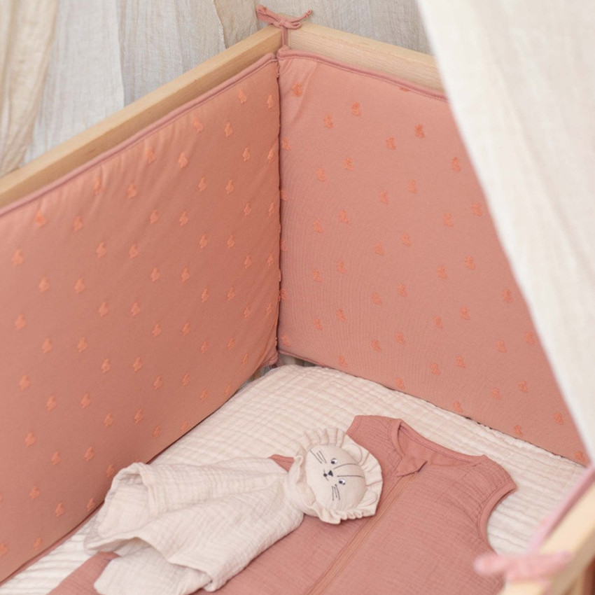 Tour de lit - Hop - Terracotta - 40x180 cm 