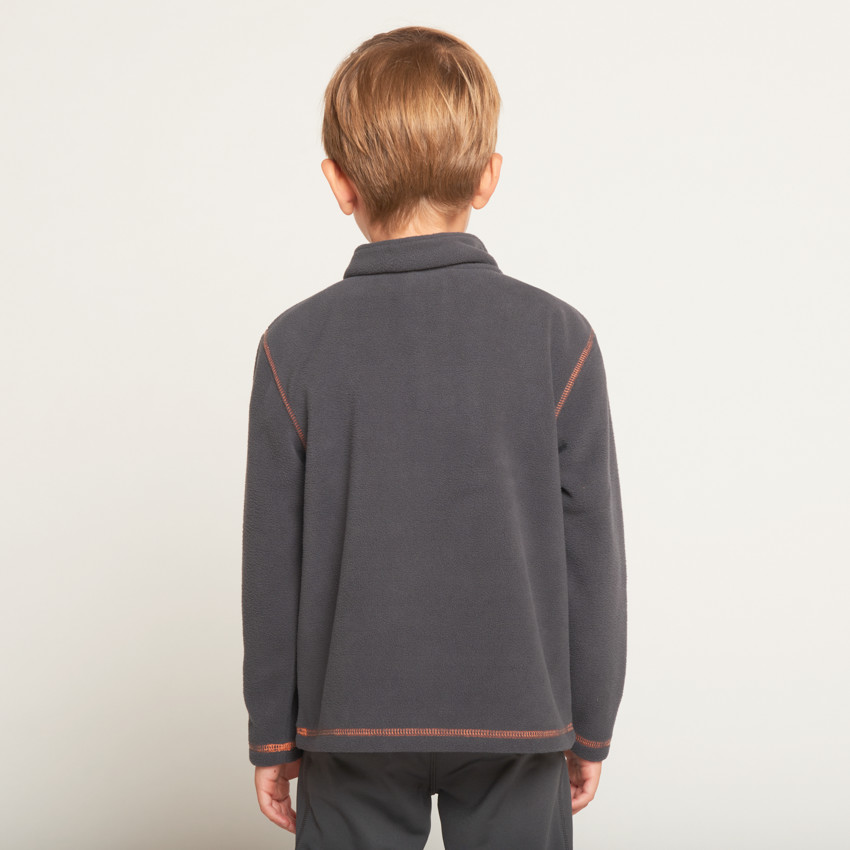 Fleece skid sweatshirt met rits jongens 