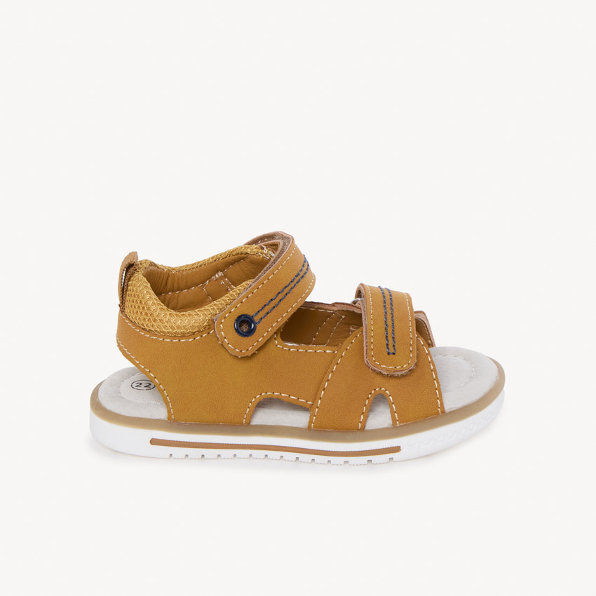 Sandalen met dubbele klittenbandsluitingen voor baby jongen 