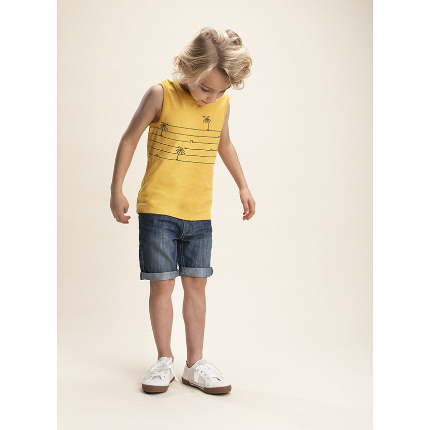 Set van 5 jongens debardeurs in gaas 