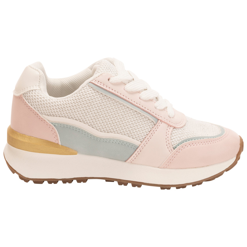 Baskets de sport en mesh avec empiècements pour fille 