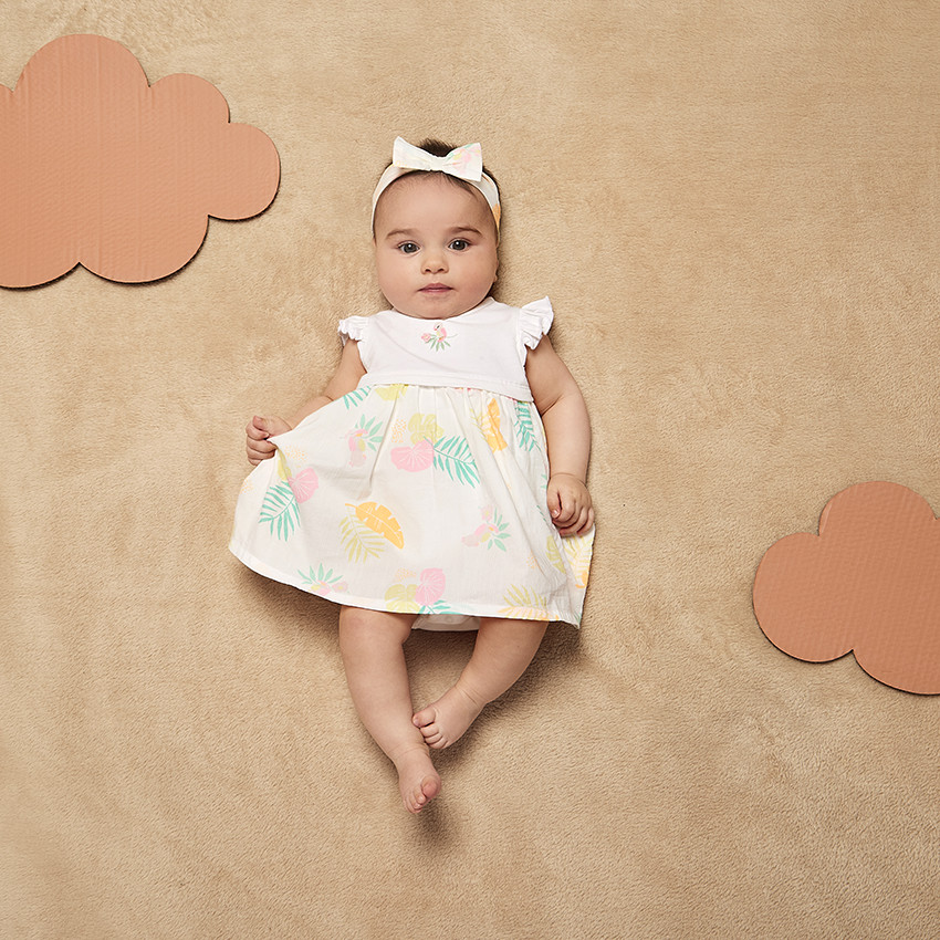 Haarband met bladerenprint voor meisjes 