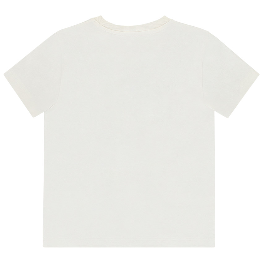 T-shirt manches courtes brodé effet mosaïque pour garçon 