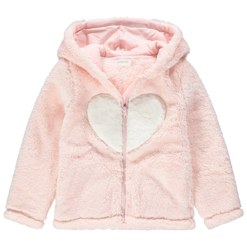 Kamerjas van sherpastof met kap 