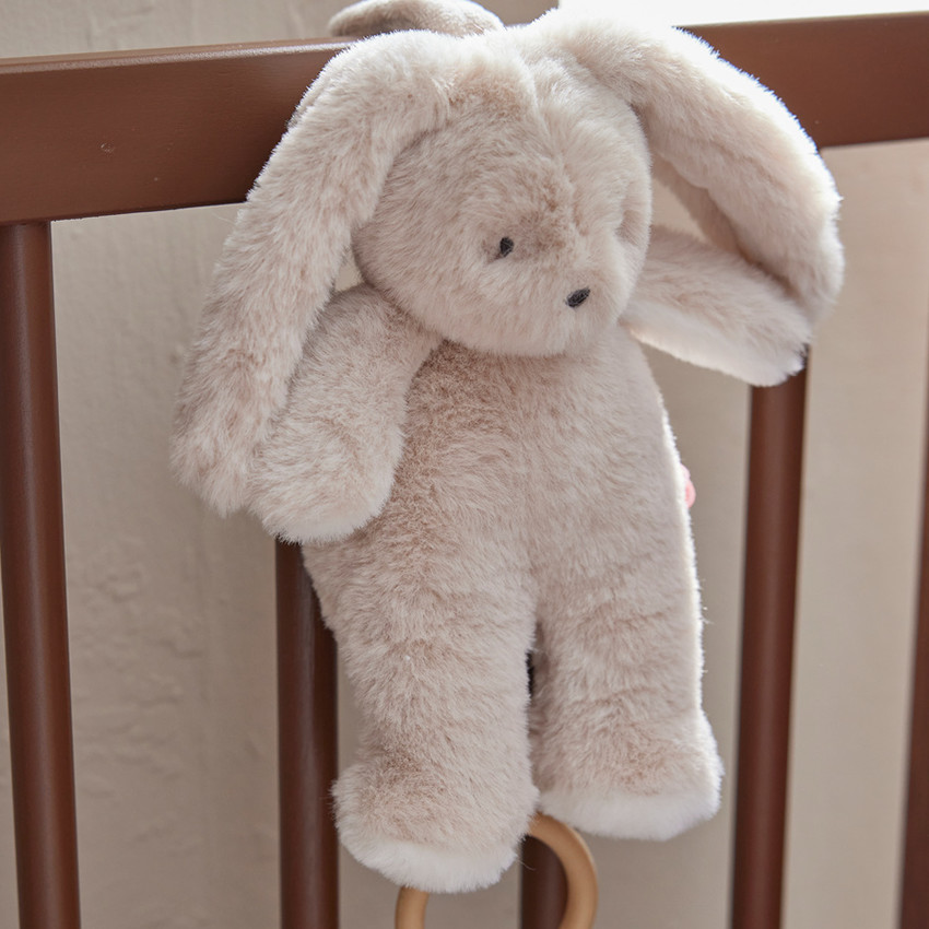 Peluche musicale 20 cm Moka le lapin 