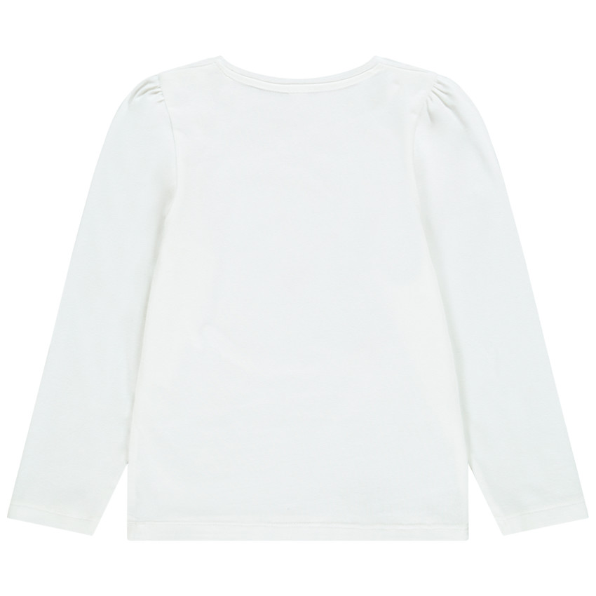 T-shirt met lange mouwen met Paris-print, voor meisjes. 