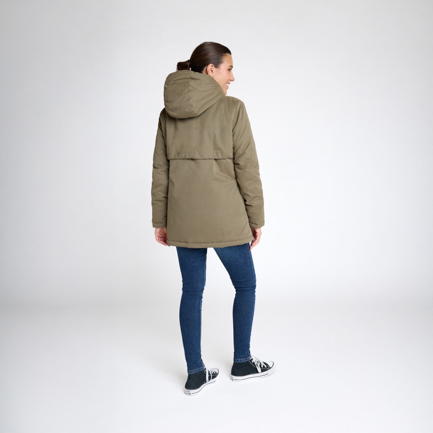 Parka de grossesse évolutive doublée sherpa 