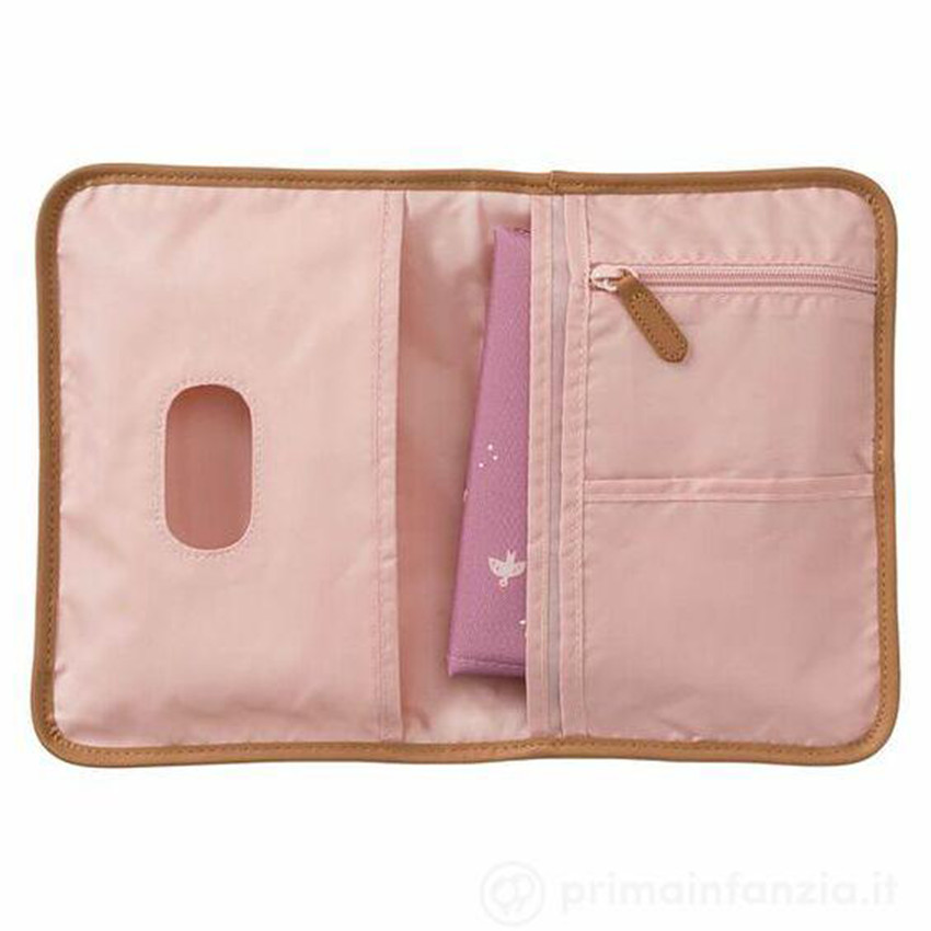 Luieretui + verschoningsmatje Zwaluw Roze 