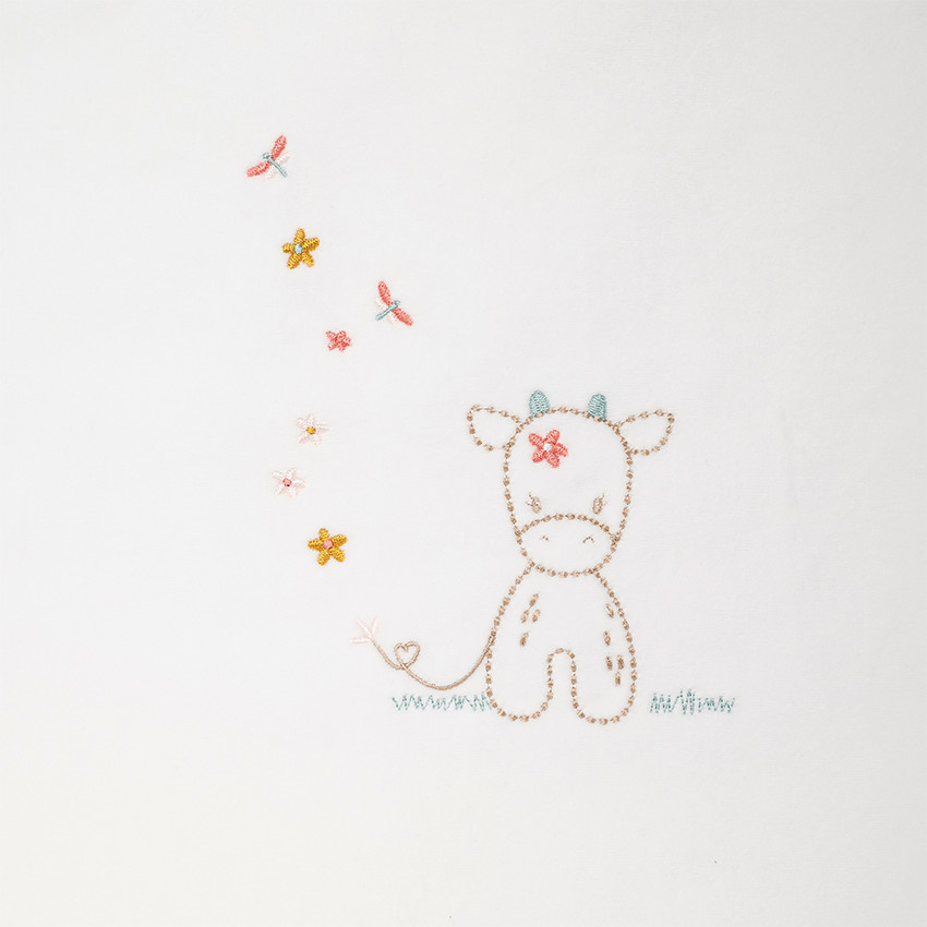 Couverture 100 x 135 cm Mila, Lana & Zoë écru 