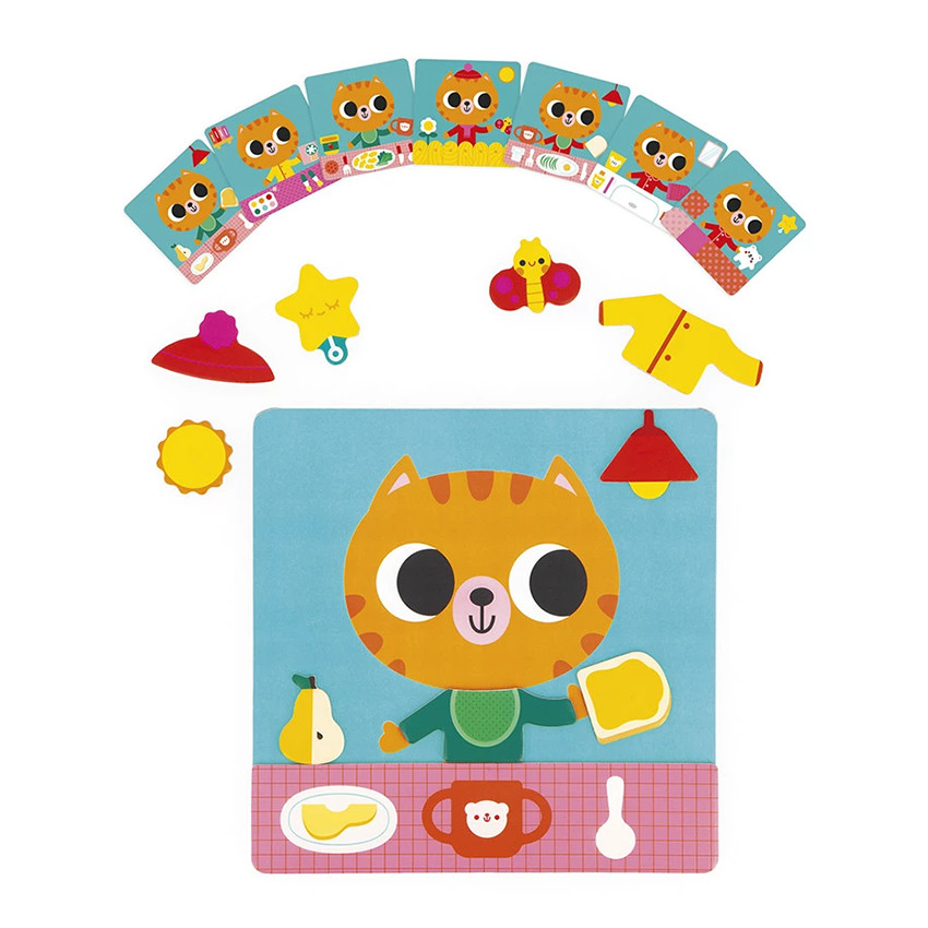 Jeu magnétique Petit chat des rituels 