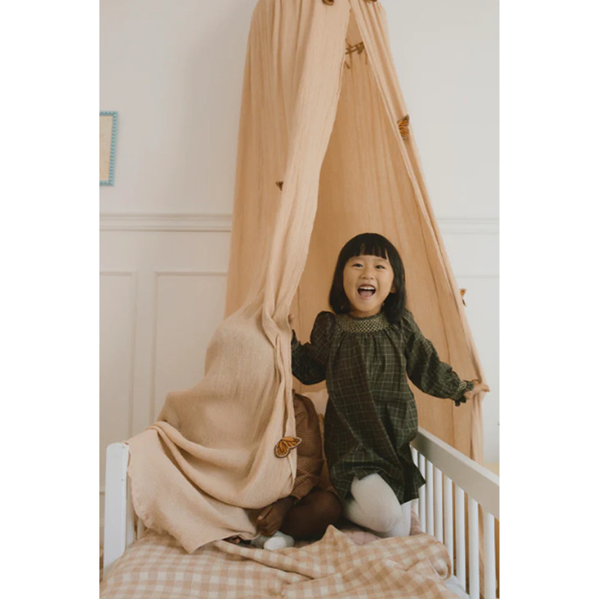 Bedhemel klamboe baldakijn 245 x Ø 50 cm Swan Rose 